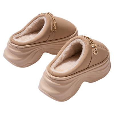 8.0cm增高棉拖鞋女冬季2025新款