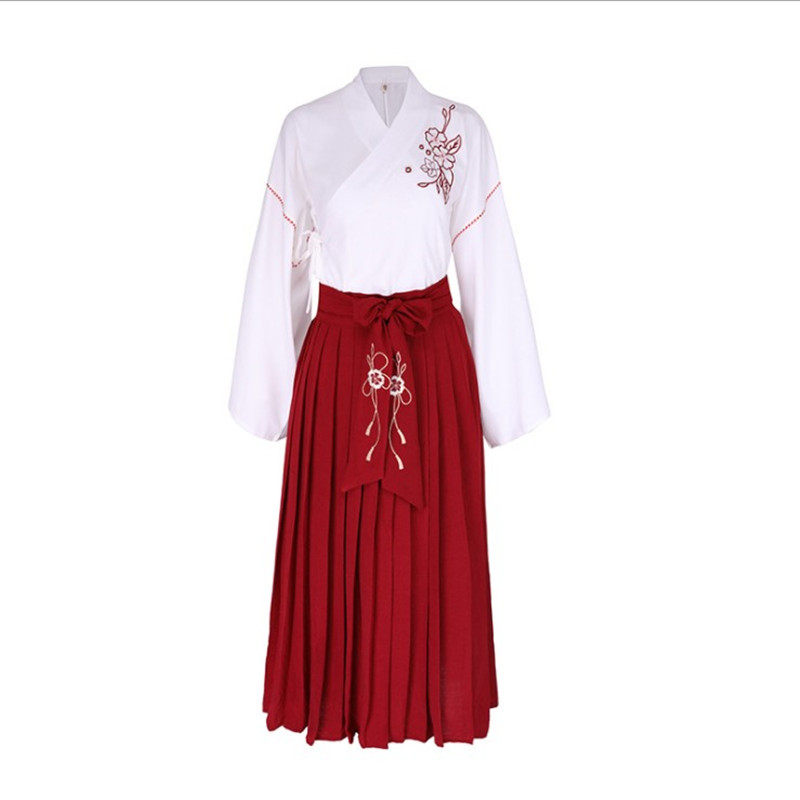 民国风学生装古装女汉服改良襦裙汉元素日常女装毕业照服装班服夏