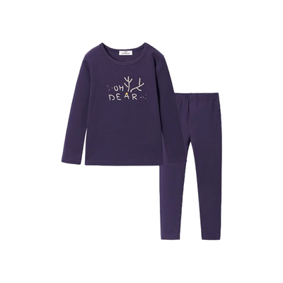 猫人儿童秋冬新疆棉吸湿排汗暖衣