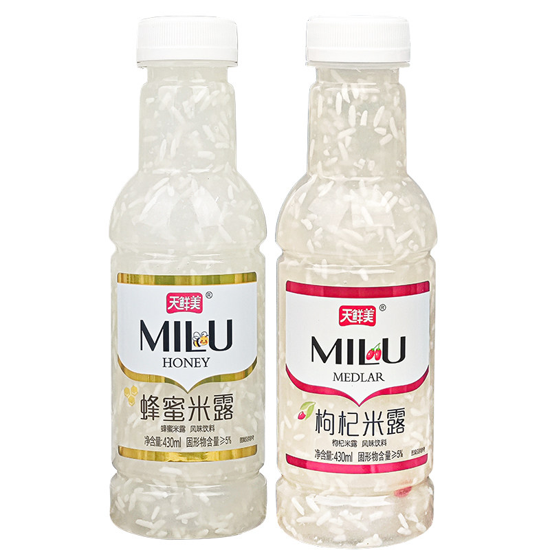 天鲜美蜂蜜枸杞米露饮料15瓶*430ml风味饮品解渴糯米发酵米酿醪糟