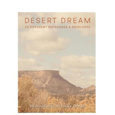 【预售】沙漠梦想笔记英文文创笔记本Notebook进口原版14岁以上Desert Dream Notes20 Different Notecards and Envelopes Chron