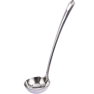 汤勺勺子家用长柄大号盛汤304不锈钢加厚小火锅勺铁大粥火锅漏勺