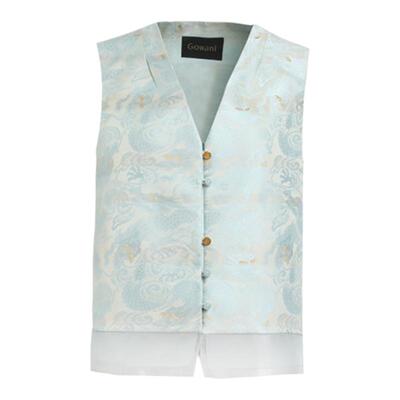 乔万尼马甲女款2026新款春新中式提花设计百搭流行高级感EM3H408