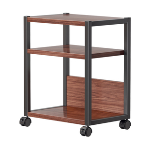 打印机置物架家用电脑主机托架办公室落地可移动架子文件放置柜子