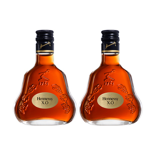 【官方直营】轩尼诗XO干邑白兰地50ml *2酒伴 进口洋酒官方正品