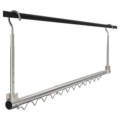 阳台不锈钢晾衣架免打孔挂取方便