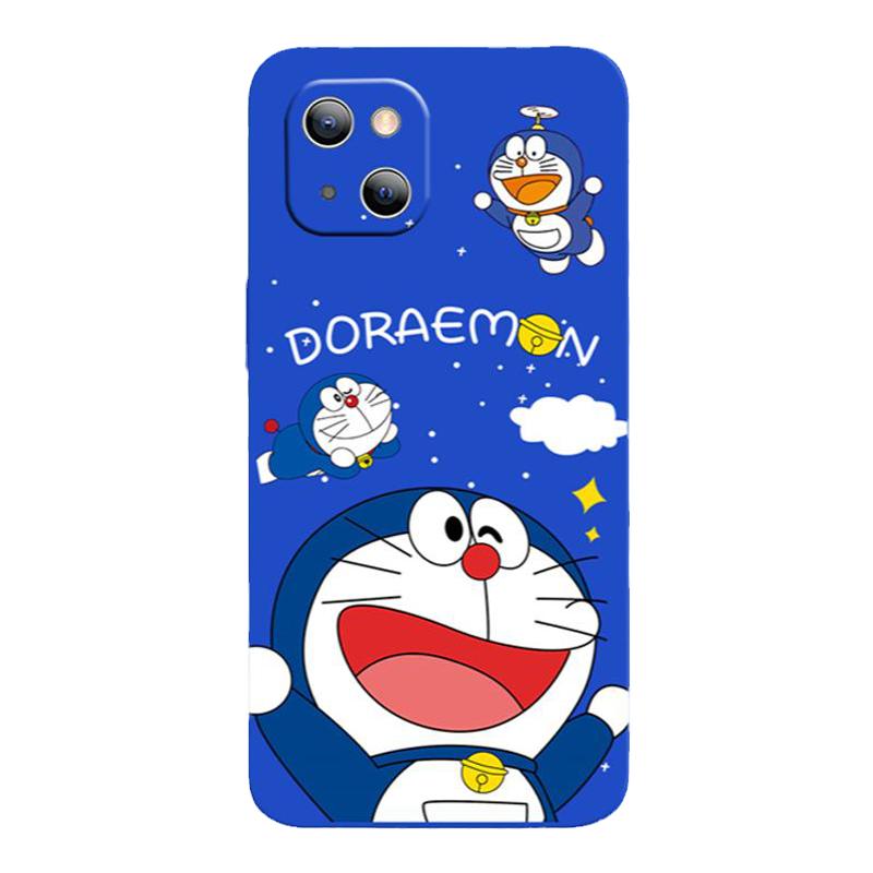 蓝胖子苹果13手机壳多啦a梦iPhone11promax新款12mini机器猫13pro软壳xsmax卡通xr男8plu
