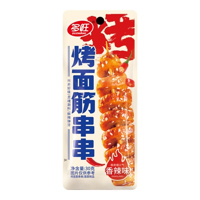 多旺烤面筋香辣麻酱烧烤三种口味