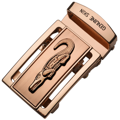 泰国鳄鱼皮带扣扣头打孔腰带