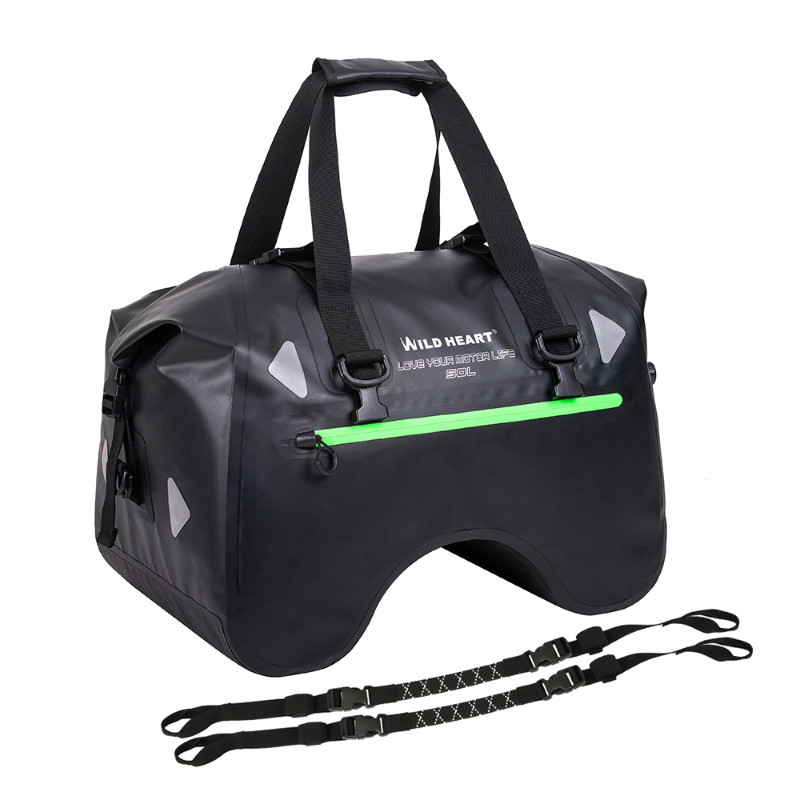 WILD HEART摩托车尾包骑士长途摩旅防水包骑行后座包绑带行李包