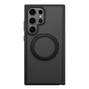 适用三星S25Ultra手机壳S24+磁吸保护套S23ultra支点壳Galaxy新款带支架Magsafe透明微磨砂简约防摔Plus专用