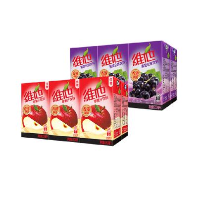 维他苹果汁黑加仑味果汁饮料