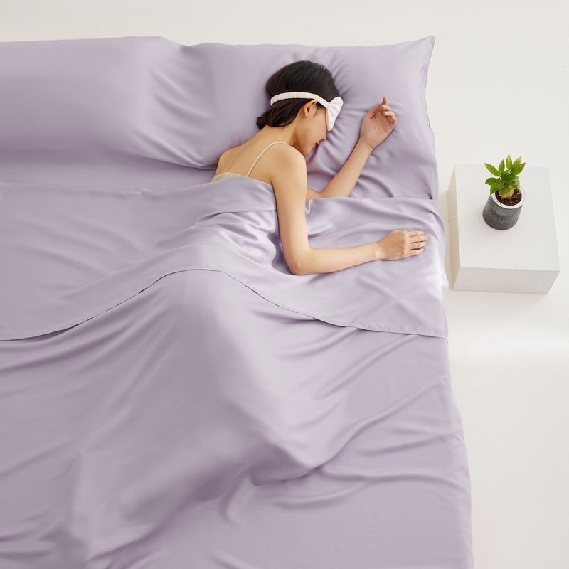 A类100支莱赛尔酒店纯色出差脏便携天床单丝睡袋南通隔款成人旅行