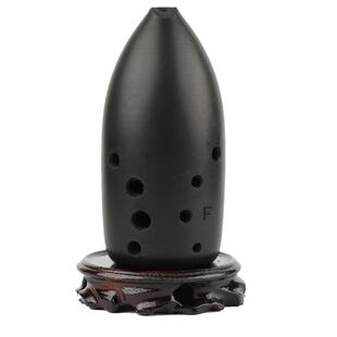 踏古十孔演奏黑陶埙双腔笔筒形陶埙成人初学自学入门埙吹奏乐器