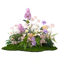 仿真植物造景微景觀室內(nèi)櫥窗高端輕奢假苔蘚綠植擺件花藝布置裝飾