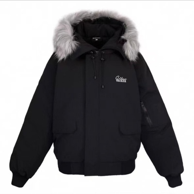 冬季新款美式复古短款羽绒棉服潮