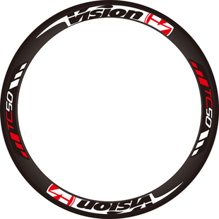 威神vision trimax tc50贴纸公路车单车贴碳刀圈轮组改色定制13