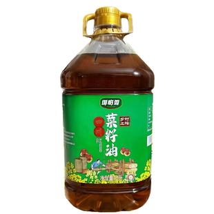 菜籽油四川农家自榨食用油纯菜籽油非转基因油压榨菜油5升斤包邮