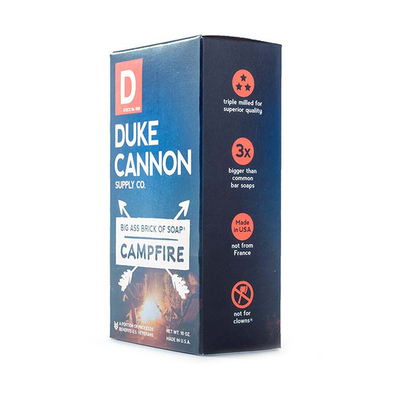 Duke Cannon-燃烧的篝火 Campfire 温暖烟雾 男士沐浴皂香皂 280g