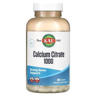KAL柠檬酸钙维生素进口孕妇补钙中老年骨骼支持护骨