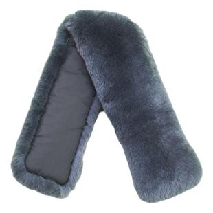 真獭兔毛领子立领直条竖领男女皮衣羽绒服毛毛领单卖加宽长扣眼款