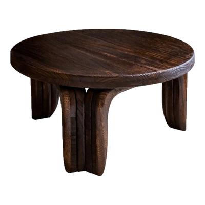 实木小茶几民宿阳台庭院复古圆桌