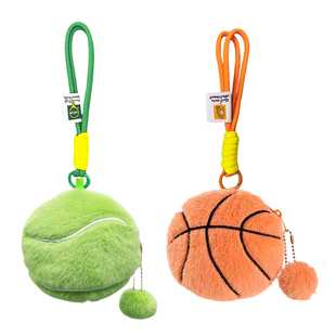 篮球适用SONY索尼WF-1000XM5/4/3保护套xm6收纳包LinkBuds S毛绒保护壳C510耳机套G700N卡通Fit卡通open软袋