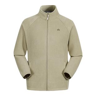 拓路者摇粒绒外套男款秋季抓绒衣双面绒加厚百搭立领内胆保暖开衫