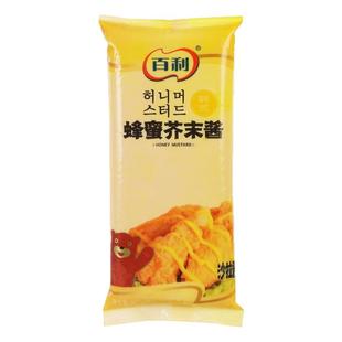 百利蜂蜜芥末酱1kg*2袋 水果沙拉蛋黄汉堡酱黄芥末商用韩式炸鸡酱