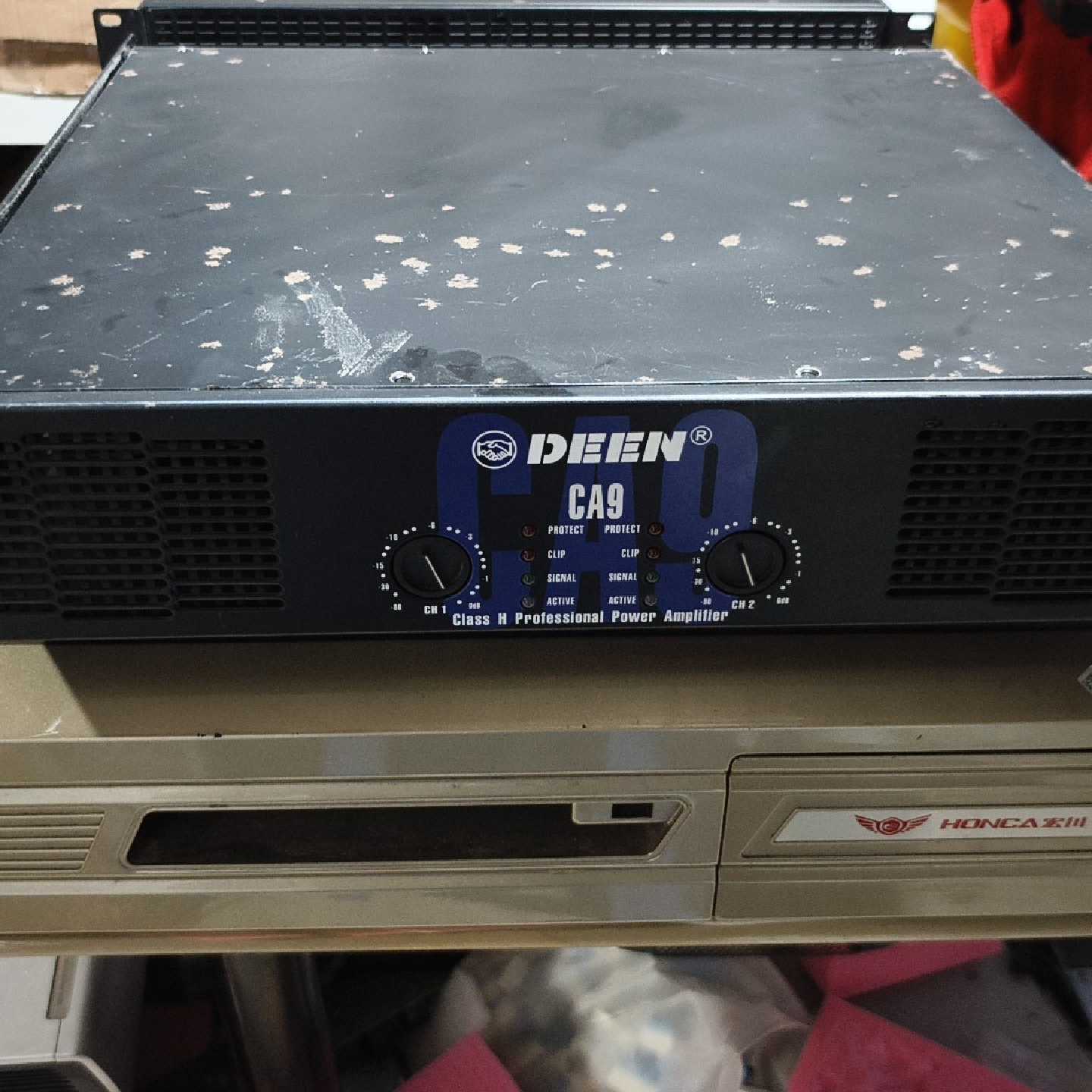DEEN CA9专业功放 2U 2x650W 原装正品 拆机