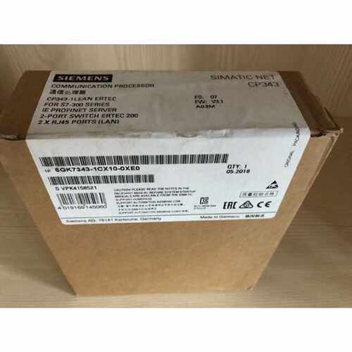 议价全新现货S7300PLC通讯模块6GK73431CX100XE0通信处理器CP3431