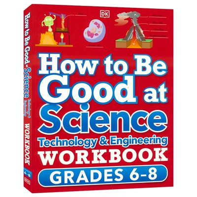 DK How to Be Good at Science Technology Engineering Workbook 科学技术与工程练习册 6-8年级 STEM创新思维教辅 英文原版进口