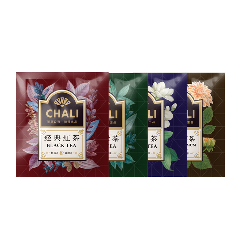 chali茶里茶包红茶绿茶茉莉组合型花茶