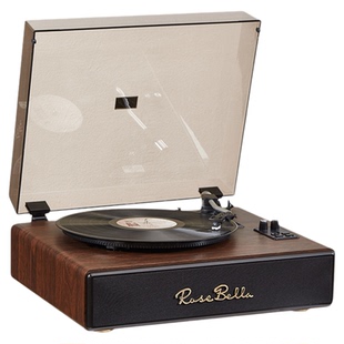 黑胶唱片机音响复古留声机摆件生日礼物高端一体式唱机蓝牙音箱