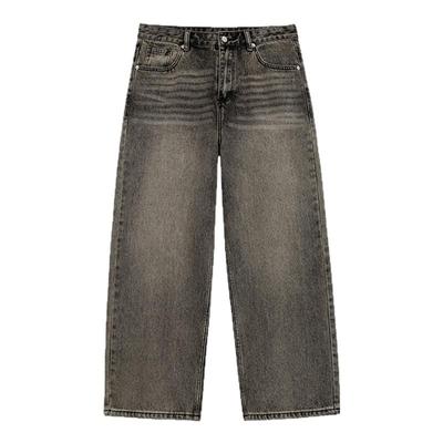 【猫须灰牛】MRA水洗直筒牛仔裤