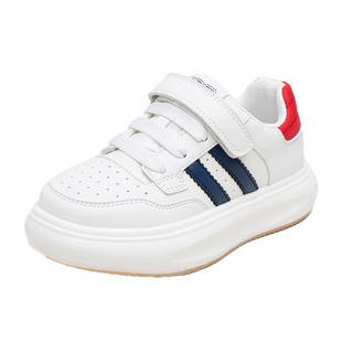 红蜻蜓儿童运动鞋2025秋季新款休闲板鞋男童鞋厚底小白鞋女童鞋子