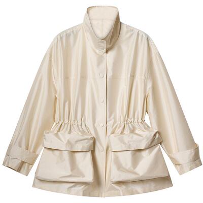 BLUE ERDOS 2026春夏套装女桑蚕丝淡人优雅酷感意式风外套/半裙