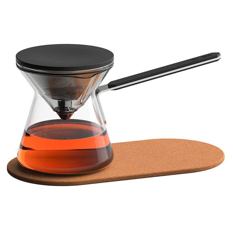 寒设Humsle磁吸飘逸壶泡茶壶玻璃一键茶水分离杯高档具泡茶杯套装