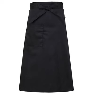 厨师围裙半截厨房厨师半身男士酒店餐厅饭店后厨短款工作围腰围裙