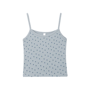 IT WITTH LOVE女装吊带背心新款时尚少女樱桃图案吊带衫G1001AUO