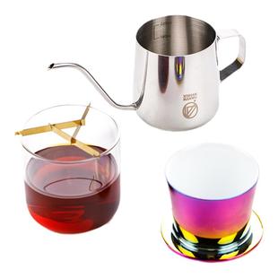 喜山漫物 送礼口袋便携式旅行手冲咖啡滤杯玻璃器具露营户外套装