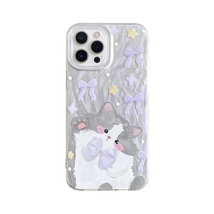 benefit紫色蝴蝶结可爱猫咪17pro16适用于iphone15promax苹果15PRO手机壳13新款14套12创意11硬壳xsmax硅胶x