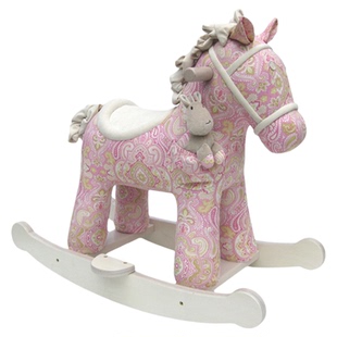 新品littlebirdtoldme儿童莉莉小木马宝宝实木摇摇马婴儿周岁生日