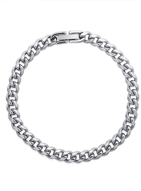 男女钛钢小众设计卡扣手链