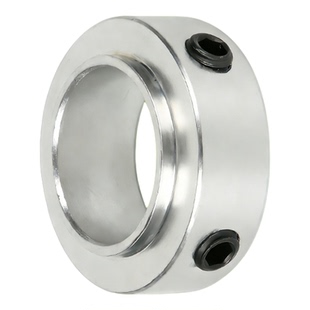 铝合金轴承固定环光轴挡圈凸台顶丝台阶限位环定位环SCSBR/SCSRAW