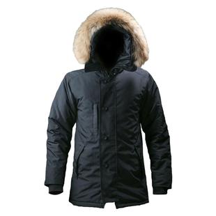 昂垦冬季N3B极地防寒战术棉服男长款保暖连帽毛领棉衣户外冲锋衣