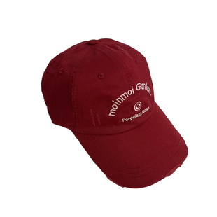 赵露思同款磨边棒球帽女百搭新款显脸小软顶纯棉鸭舌帽宽帽帽子男