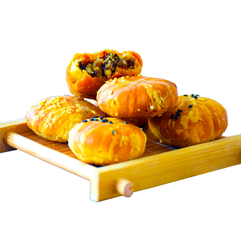 安徽特产黄山烧饼小零食品休闲美食梅干菜扣肉酥饼年货小吃糕点心