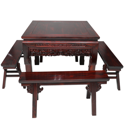 阔叶黄檀八仙桌红木家具黑酸枝木