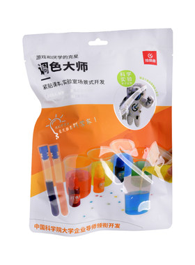 独角鹿学生科学实验调色大师DIY拼装教学仪器中小学科技小制作紧贴课本亲子益智游戏和厌学的克星混合颜色